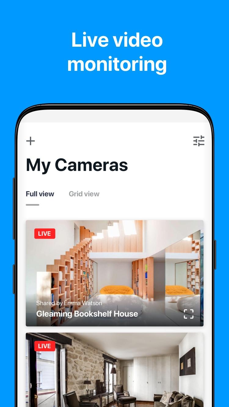 Android application Angelcam: Cloud Camera Viewer - Home Security app screenshort