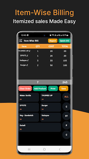 Asli Bill - Quick Billing App Screen 3