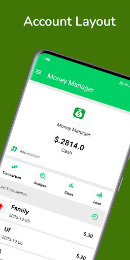 money manager  Track Expense