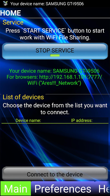 WiFi File Sharing Galaxy Ed. - 1.0 - (Android)