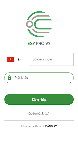 Android application ESY PRO V2 screenshort