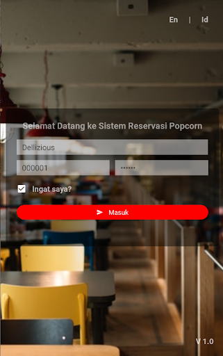Android application Popcorn Reservation screenshort