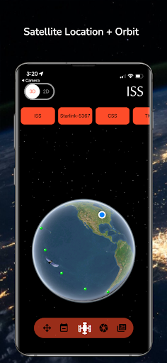 Android application Starlight - Satellite Tracker screenshort