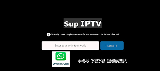 Android application SUP IPTV PLAYER screenshort