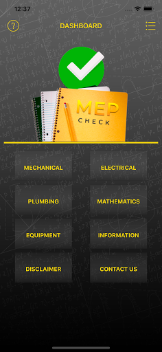 Android application MEP Check screenshort