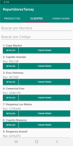 Tamay Repartidores Screen 2