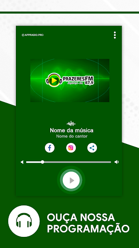 Android application Prazeres FM 87,9 screenshort