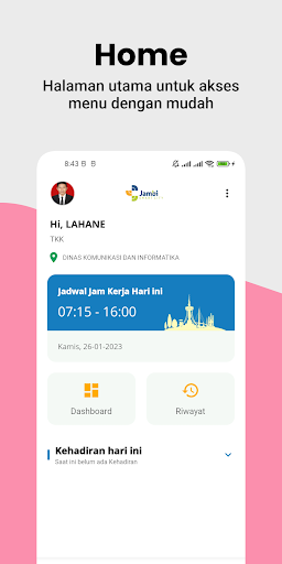 Android application SIAP KOJA screenshort