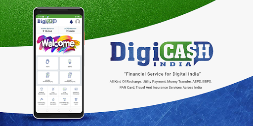 Android application DigiCash Agent Banking service screenshort