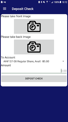 Erie Community FCU Mobile Bank Screen 3