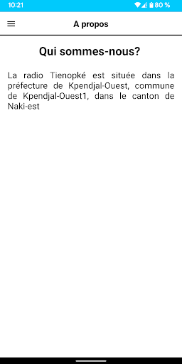 RADIO TIENOKPE Screen 3
