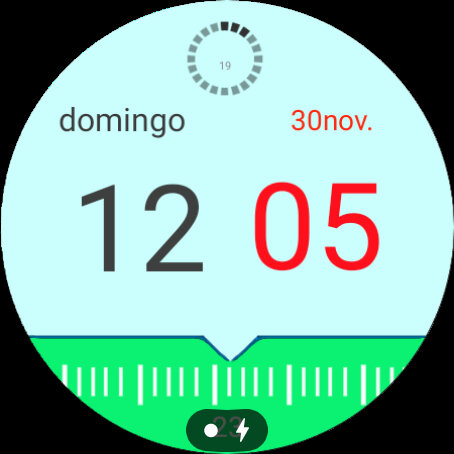 Android application Digital Modern Clock Animated screenshort