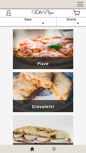 Android application Tutto Pepe - Pizzeria screenshort