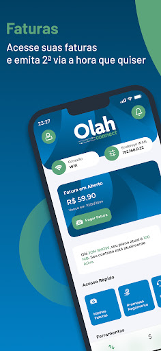 Android application Olah Connect screenshort