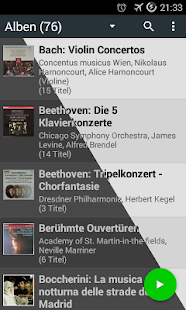 Opus 1 Music Player Capture d'écran
