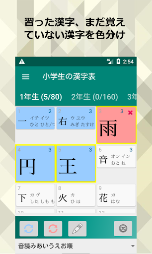 小学生の漢字表1026文字 By Ezo Enzan Google Play 日本 Searchman アプリマーケットデータ