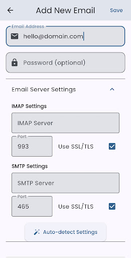 Emails  Services Manager Pro