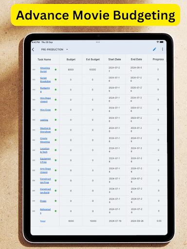 Screenshot of Studiovity - Film Screenplay