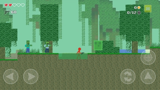 Red stick vs zombie Screen 2