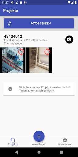 Android application saphir-cam screenshort