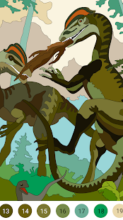 Dinosaur Coloring Book u2013 Encyclopedia for Kids 1.1.6 APK screenshots 8