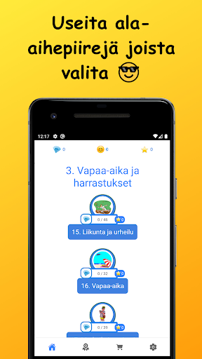 Aihepiirisanasto saksa Screen 2