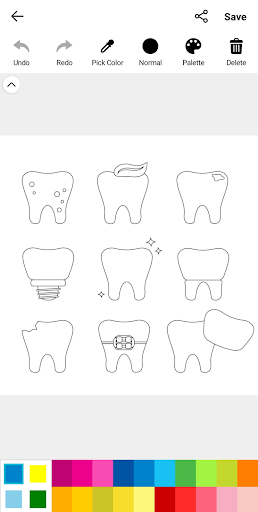 Android application Doodle Coloring Book screenshort