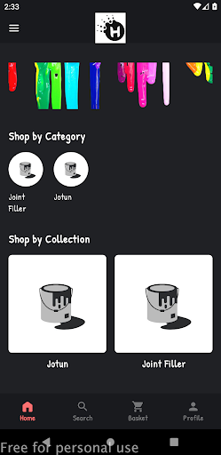 Android application Hattab Paints Stores screenshort