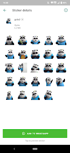 Animated Stickers Packs Panda