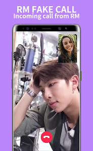 Screenshot 4 BTS RM Fake Call android