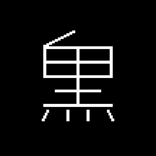 白黒ステレオグラム logo