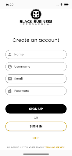 Android application Black Business Pensacola screenshort