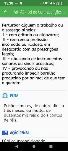 TCO Lista de Infrações Screen 3