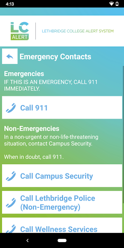 LC Alert Screen 2
