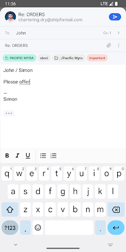 Shipfix Screen 3