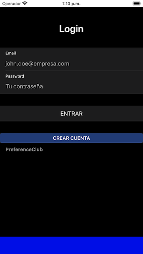 Android application Preference Club screenshort