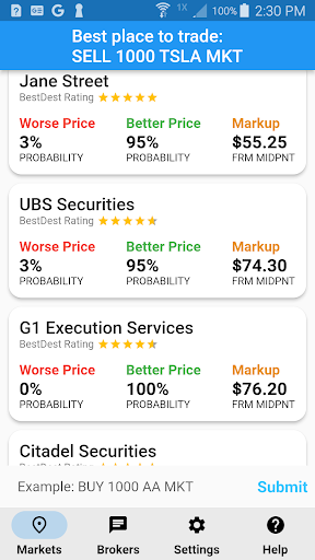 Android application BestDest screenshort