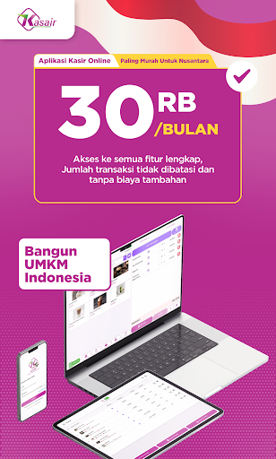 Android application KASAIR - Aplikasi Kasir Online screenshort