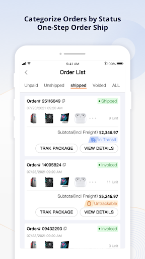 Screenshot of Newegg Seller