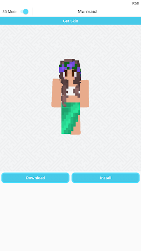 Mermaid skins for mcpe