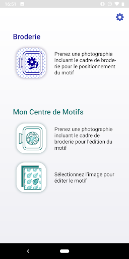 Aperçu de l'application