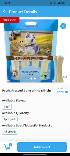 Petrix Pet Foods Screen 3