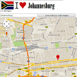 Johannesburg map icon