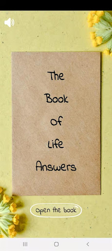 Android application The Book of Life Answers screenshort