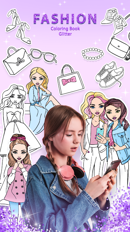 Fashion Coloring Book Glitter - 1.1.1.1 - (Android)
