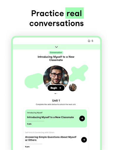 Screenshot of Univerbal AI Language Learning