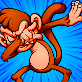 Monkey Offline Games No WIFI icon
