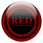 Cover Image of Tải xuống Red Glass Orb Icon Pack  APK