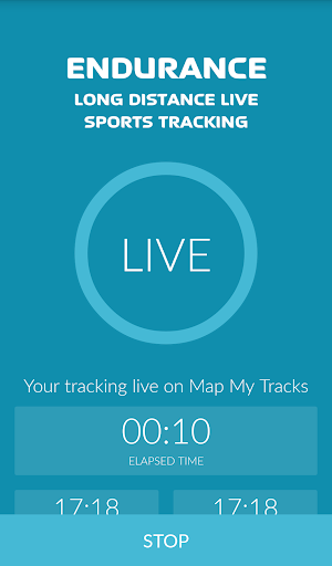 Android application Map My Tracks Endurance screenshort