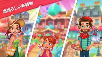 Game screenshot Delicious B&B: 装飾とマッチ3 hack